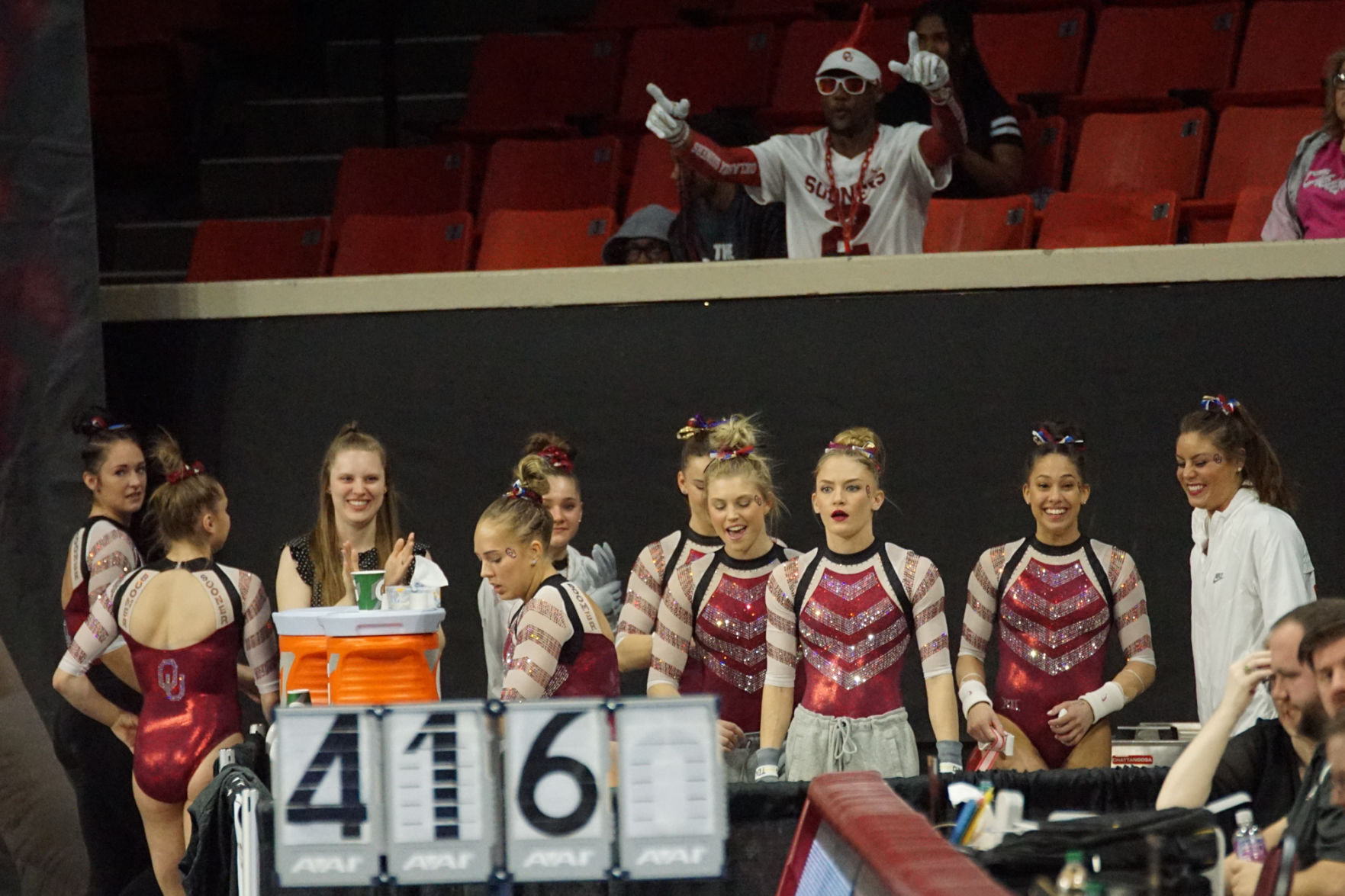 Sooners react